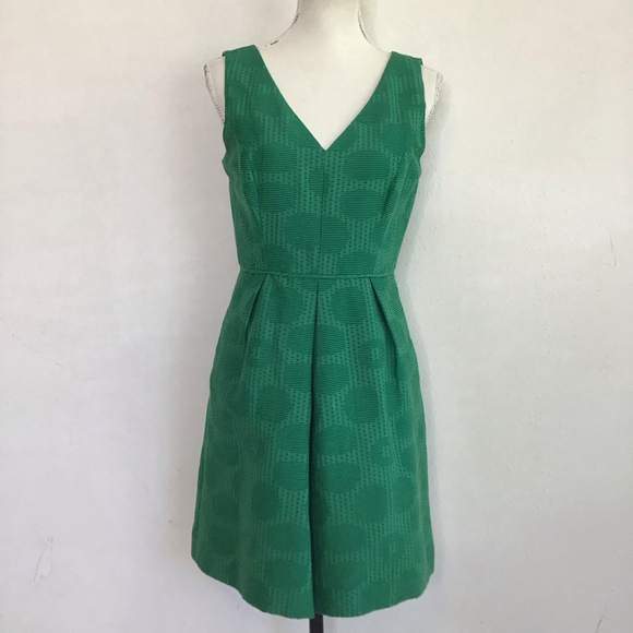 J.CREW Dresses & Skirts - J.CREW Women Elegant Green Sleeveless V-Neck Event Dress Size 4